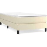 vidaXL Okvir za krevet krem 100x200 cm od umjetne kože | shoptok.hr
