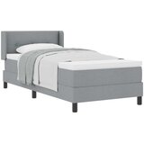  s opruga kutije Svijetlo siva 200 x 90 cm tkanina | shoptok.hr