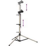 vidaXL Stalak za popravak bicikla sklopivi 120 - 165 cm aluminijski | shoptok.hr