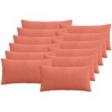  Presvlaka za jastuk 12 pcs ALMELO Crvena narančasta 40 x 80 cm | shoptok.hr