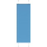 vidaXL Plisirana senčila modra 40x100 cm, širina blaga 39,4 cm, poliester, (5000297103) | Shoptok.si