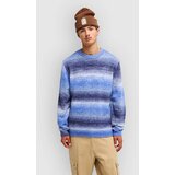 Quiksilver Lima Hairy Sweater dark denim gradient Cene
