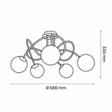  talia 76 luster 5*G9 crna | ePonuda.com