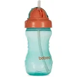 Cup with Silicone Straw boca sa slamkom Green, 9m+ 360 ml