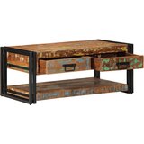  Višebojni stolić za kavu 90x50x38 cm puno drvo obrađeno | shoptok.hr