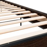  Okvir za krevet smeđi hrast 100x200cm konstruirano drvo i metal | shoptok.hr