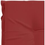  Jastučić za ležaljku GEMERT 100% poliester Vinska crvena - boja crnog vina 190 x 60 x 9 cm Poliester | shoptok.hr