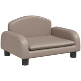  Krevet za pse boja cappuccina 50 x 40 x 30 cm od umjetne kože | shoptok.hr