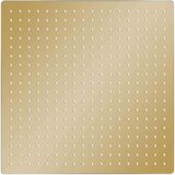  Glava za tuš od nehrđajućeg čelika 50 x 50 cm četvrtasta zlatna | shoptok.hr