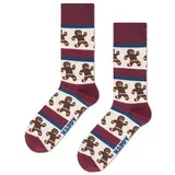 Dokolenke GINGERBREAD STRIPE Bordo