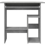  Radni stol siva boja betona 80 x 45 x 74 cm konstruirano drvo | shoptok.hr