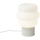 QAZQA Japandi namizna svetilka bež z opalnim steklom 18cm - Kumo | Shoptok.si