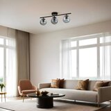 Opviq yeni can 3 Lü siyah Füme Camlı avize blackfume chandelier | ePonuda.com