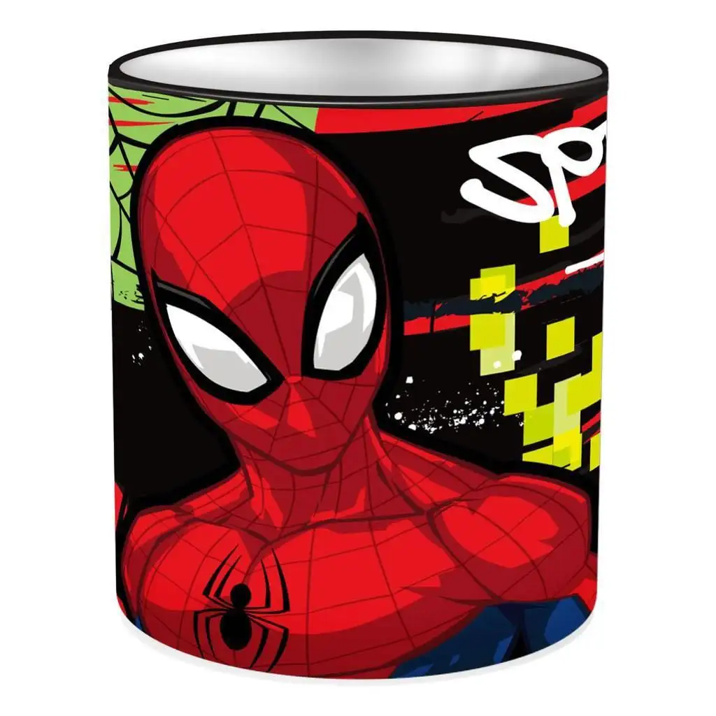 Luna Spiderman cilindrični metalni stolni držač za olovke 10x11cm | shoptok.hr