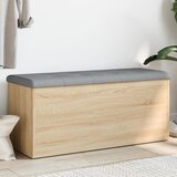  The Living Store Klop za shranjevanje sonoma hrast 102x42x45 cm inženirski les - Klop Za Shranjevanje, (21485903) Cene