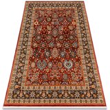 RugsX Preproge Volnena preproga KESHAN Čopki, Ornament, okvir or 160x230 cm Bordo | Shoptok.si