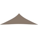 vidaXL senčno jadro oksford blago trikotno 3x3x4,24 m taupe | Shoptok.si