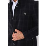 Dewberry PLT8367 MEN'S COAT-PATTERNED NAVY BLUE | shoptok.hr