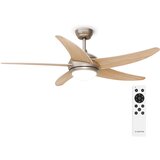 Klarstein Bolero stropni ventilator z lučjo | 132 cm | 35 W | Tiho delovanje | Les Cene