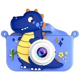 2.0 dječija kamera Cartoon Dinosaur - Blue