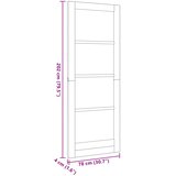  Unutarnja vrata Bijela 78 x 202 cm Šperploča | Eponuda.com
