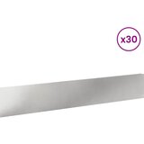  Ograda oko Travnjaka 30 pcs 100 x 18 cm Čelik Srebrna | Eponuda.com