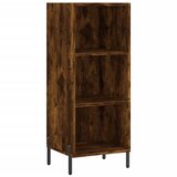 Maison Chic Komoda - Predalnik dimljeni hrast 34,5x32,5x90 cm inženirski les, (21718210) Cene
