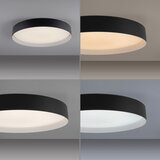 SCHÖNER WOHNEN 14595-18 - LED prigušiva stropna svetiljka TAVOLI LED/34W/230V crna + daljinski upravljač | Eponuda.com