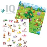 IQ baby mat IQ sklopiva podloga Azbuka + Zoo vrt 150x200x1 cm Cene