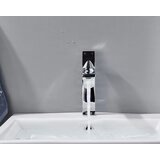 EYN Kopalniška armatura za umivalnik, črna ali krom, visoka ali nizka | Pipa VU1610 — Črna — 22 cm - pritrditev na umivalnik | Shoptok.si