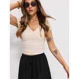 Sinsay Barrel leg hlače od viskoze s dodatkom lana | shoptok.hr