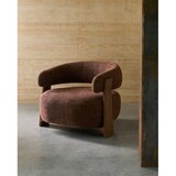 Kave Home Rjav fotelj iz šenilje Granite – | Shoptok.si