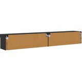 TV stene Panama 2 pcs Črna Orehovina 100 x 30 x 30 cm, (5000132236) | Shoptok.si