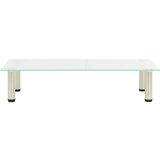 Maison Chic TV stojalo - Televizijska omarica - TV omarica mlečno 80x35x17 cm kaljeno steklo, (21699977) | Shoptok.si