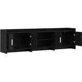 vidaXL TV omarica 168 x 33 x 47 cm Črni hrast Inženirski les, (5000247659) | Shoptok.si