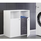 MID.YOU Spodnja Omarica Klidas L, Bela | Shoptok.si