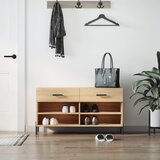 The Living Store klop za čevlje sonoma hrast 102x35x55 cm inženirski les - klop za čevlje, (21485638) Cene