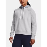 Under Armour Sweatshirt Rival Fleece CB Hoodie-GRY - Women Cene