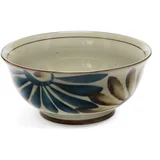 Modro-bež porcelanasta skledica za ramen 1 l Flower –