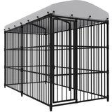 vidaXL Zunanji pasji boks s streho 300x150x210 cm | Shoptok.si