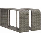  11-dijelni set vrtnih sofa od poliratana s jastucima sivi | shoptok.hr
