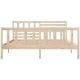 vidaXL Okvir za krevet od masivnog drva 140 x 190 cm | shoptok.hr