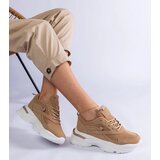 Gemre Brown sneakers on a thicker sole Guerrera | Shoptok.si