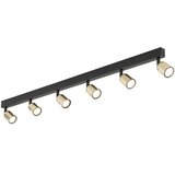  LED RGBW prigušiva spot svetiljka TOP 6xGU10/6,5W/230V 2700-6500K crna/zlatna | Eponuda.com