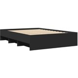  Okvir za krevet crni 135x190 cmkonstruirano drvo | Eponuda.com