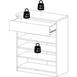 Tvilum Komoda u dekoru hrasta u prirodnoj boji 80x100x40 cm Naia – | shoptok.hr