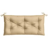  Jastuci za vrtnu klupu 2 kom bež 100x50x7 cm tkanine | shoptok.hr