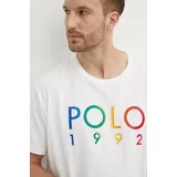 Polo Ralph Lauren Bombažna kratka majica moška, bela barva, 710934742