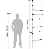  Teleskopski sustav ormara s policama aluminijski | shoptok.hr