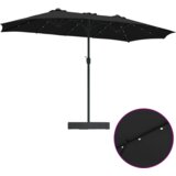  Vrtni suncobran Crna 385 x 209 x 244 cm tkanina | shoptok.hr